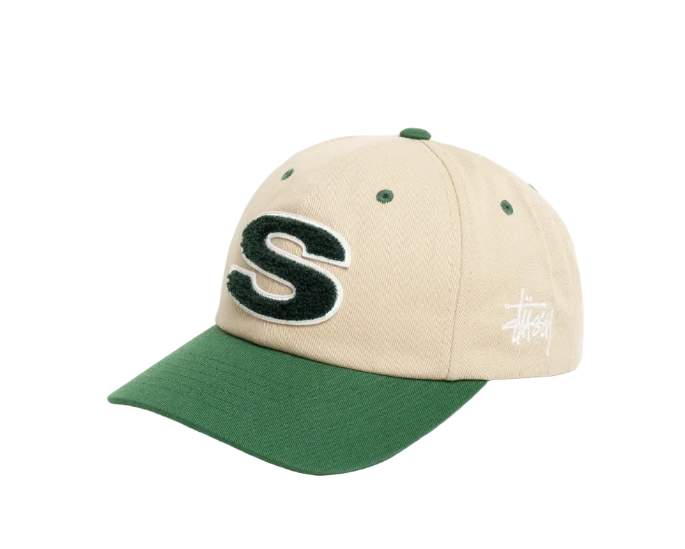 Stussy Low Profile Chenille S Snapback Sand