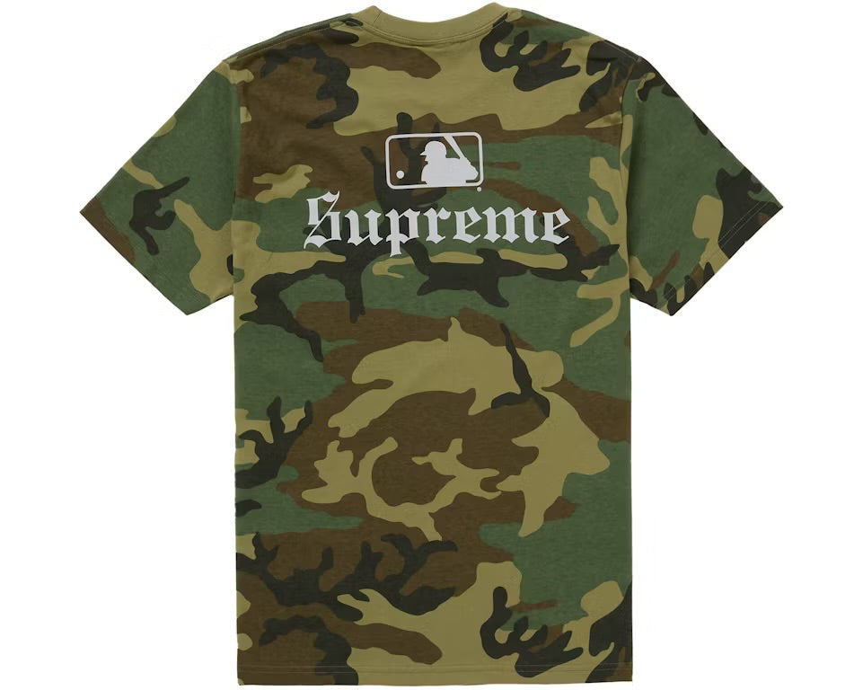Supreme MLB Teams Sox Tee Camo
