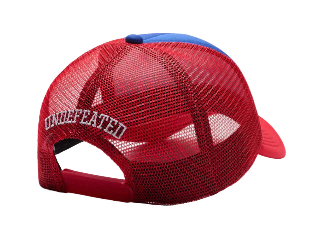 Undefeated Icon Trucker hat Red Blue