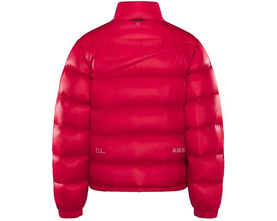 Nike x Drake NOCTA Sunset Puffer Jacket Red