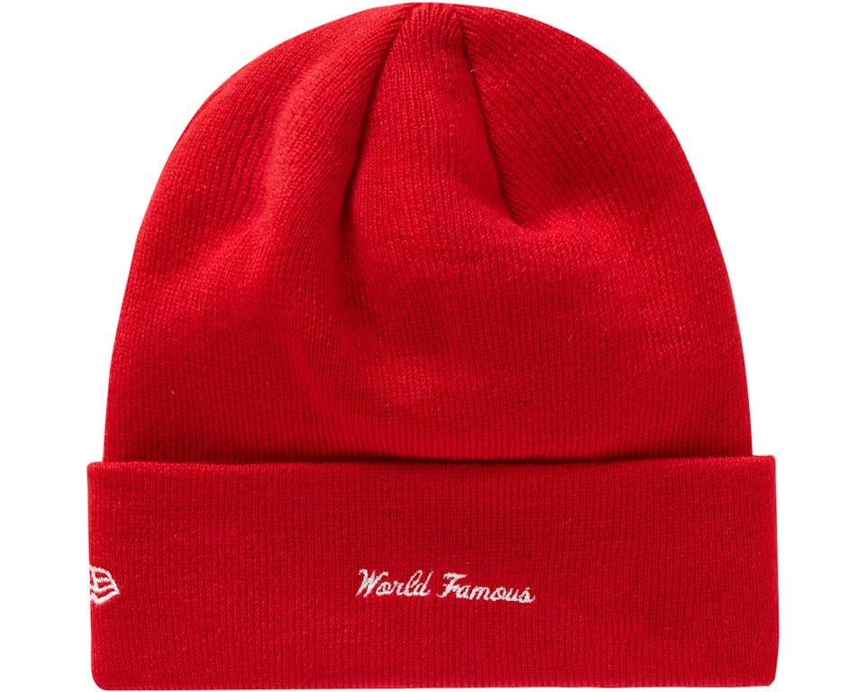 Supreme New Era Box Logo Beanie (FW19) Red