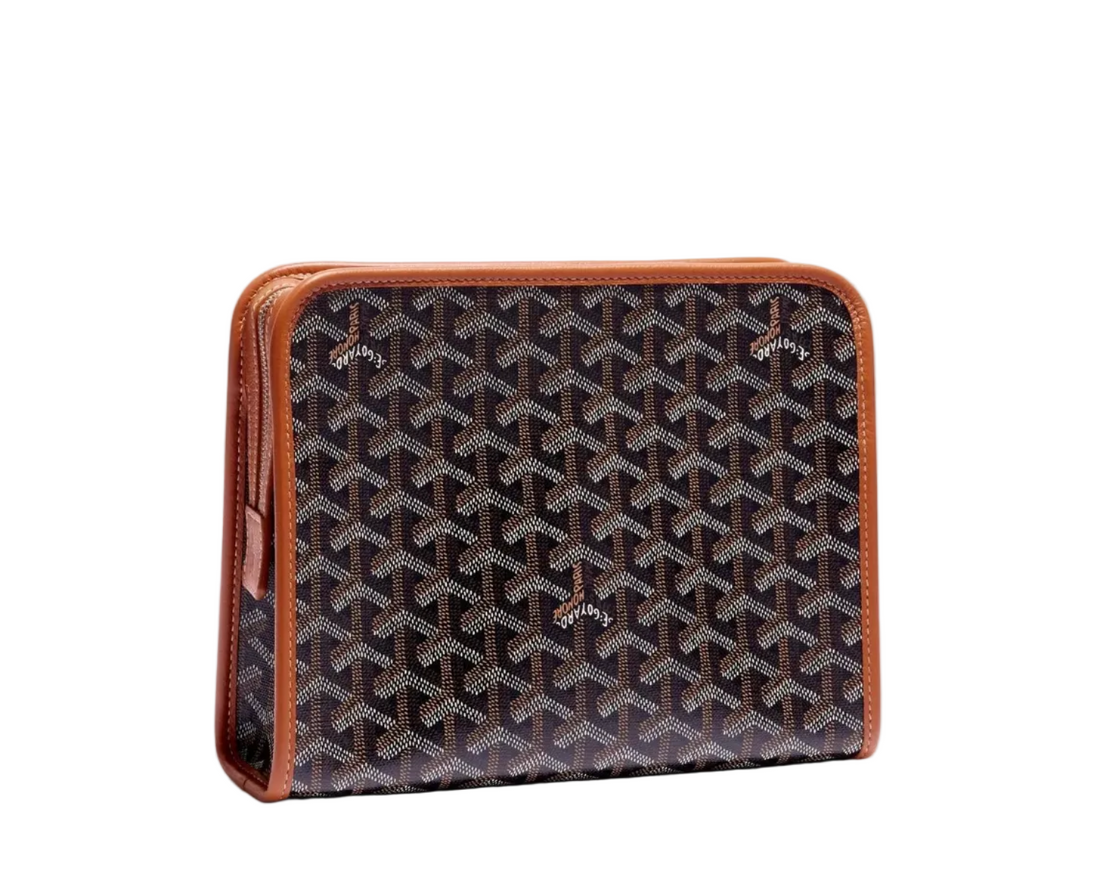Goyard Jouvence MM Toiletry Bag Black Tan