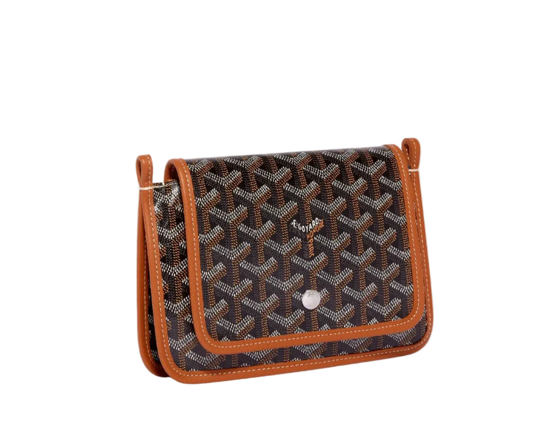 Goyard Plumet Pocket Wallet Black & Tan