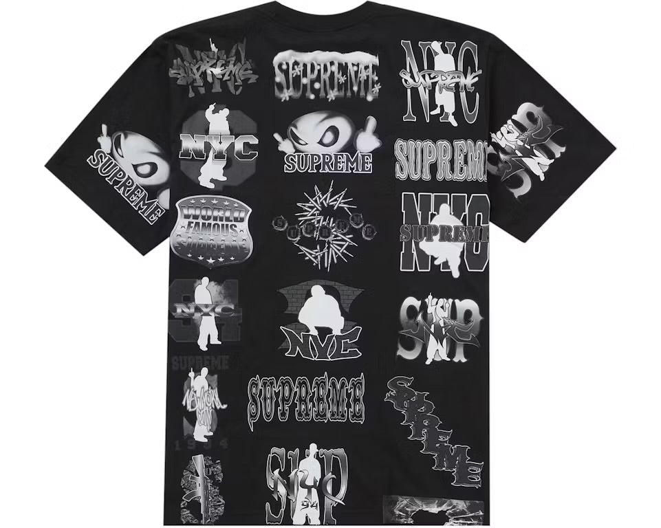 Supreme Flash Tee Black