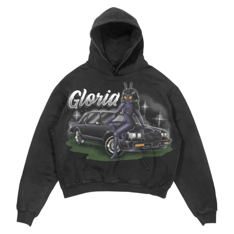 GNT Gloria Bug Tour Hoodie Black