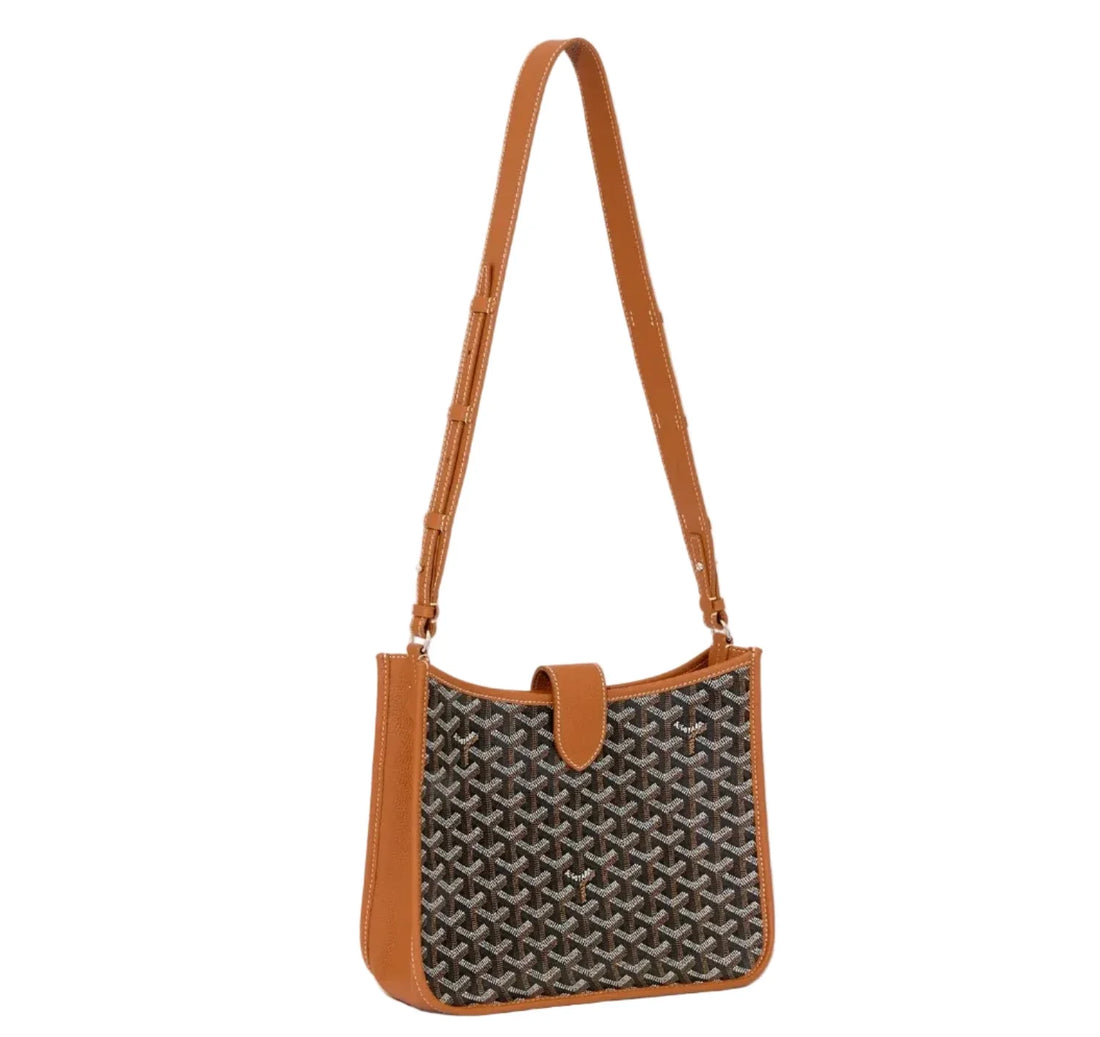 Goyard Musette Bag Pm Black & Tan (Brandnew)