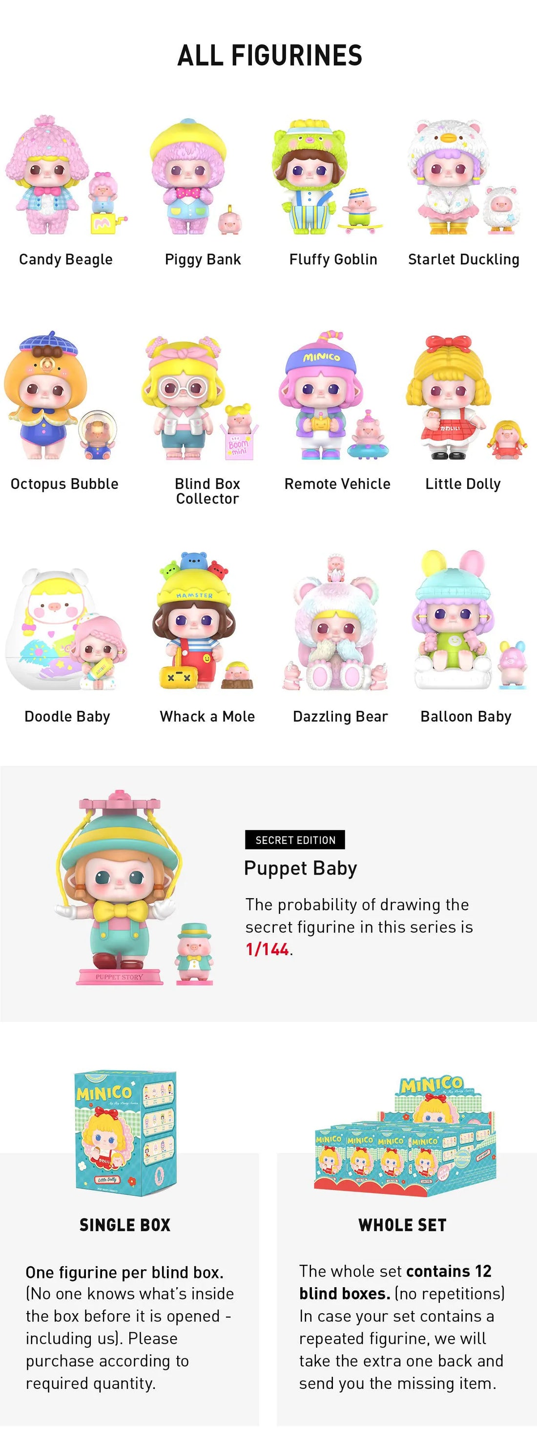 Popmart MINICO My Toy Party Series