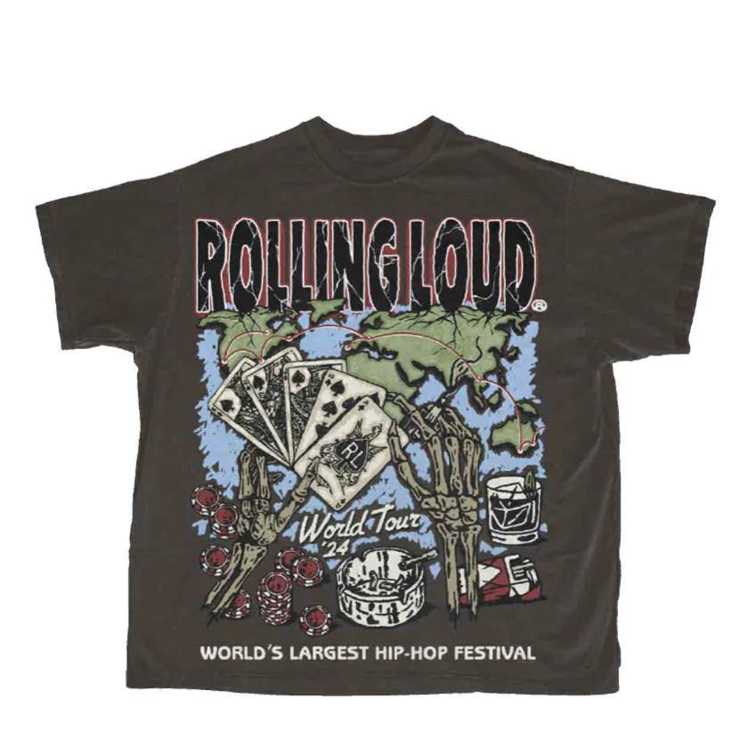 RL 24 World Tour Brown Tee