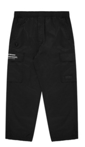 AAPE NOW CARGO PANTS AAPPTMA663XXM Black