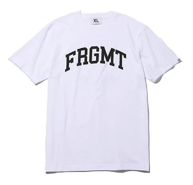 FRAGMENT University FRGMT Unv Tee White Script