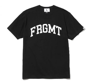 FRAGMENT University FRGMT Unv Tee Black Script