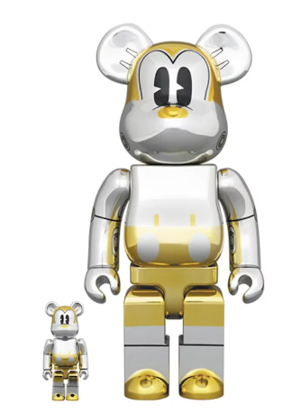 BEARBRICK x SORAYAMA X FUTURE MICKEY 2021 100％ & 400％