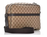 Load image into Gallery viewer, Gucci Zip-Around Messenger Monogram GG Beige/Ebony
