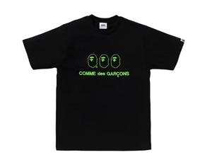 BAPE x Comme des Garcons Osaka I Black Tee 10389379842241