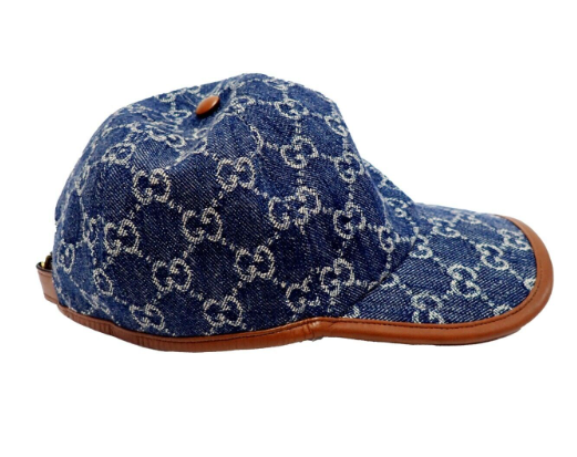 GUCCI GG Baseball Cap Denim Blue