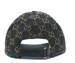 Load image into Gallery viewer, GUCCI GG Denim Baseball Cap Black Ivory
