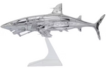 Load image into Gallery viewer, Hajime Sorayama Shark 1/10 Scale Vinyl Figure Silver
