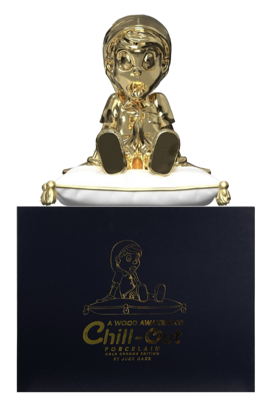 A Wood Awakening Chill-Out: Porcelain by Juce Gace (Gold Chrome Edition A Wood Awakening Chill-Out: Porcelain by Juce Gace (Gold Chrome Edition