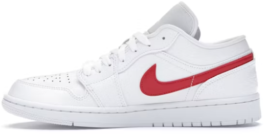 Jordan 1 Low White University Red (Women's)