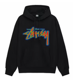 Load image into Gallery viewer, Stussy Thermal Stock Hoodie Black
