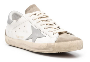 Golden Goose Super-Star White Taupe Grey