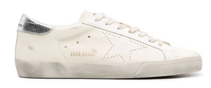 Golden Goose Super-Star Beige Silver