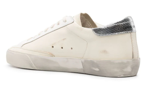 Golden Goose Super-Star Beige Silver