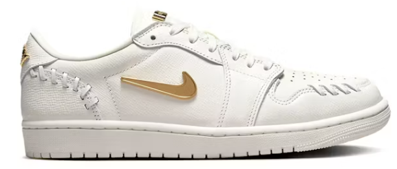 Jordan 1 Low Method of Make Sail Metallic Gold (Women's)