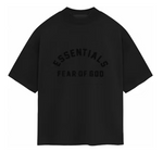 Load image into Gallery viewer, Fear of God Essentials Heavy Jersey Crewneck Tee Jet Black
