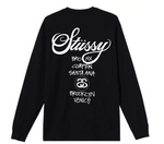 Load image into Gallery viewer, Stussy x Dover Street Market World Tour Long-Sleeve Tee &#39;Black&#39;
