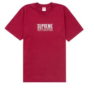 Supreme Paris Tee Cardinal