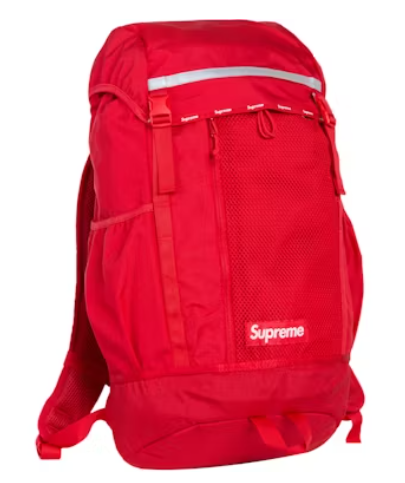 Supreme Logo Backpack (FW24) Red