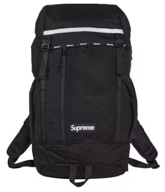 Supreme Logo Backpack (FW24) Black