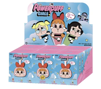 Pop Mart CryBaby x Powerpuff Girls Series Vinyl Face Plush Sealed Case Blind Boxes (Sold separately)