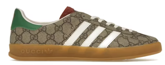 adidas x Gucci Gazelle Beige GG Monogram