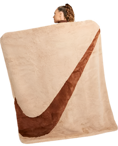 Nike Sportwear Faux Fur Blanket "Hemp Pecan"