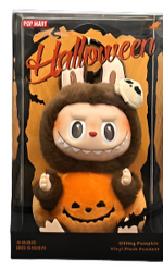 Load image into Gallery viewer, Pop Mart Labubu Happy Halloween Party Series-Sitting Pumpkin Vinyl Plush Pendant
