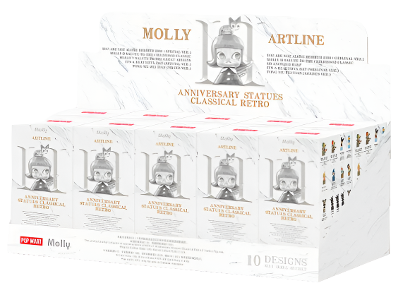 MOLLY Anniversary Statues Classical Retro 2 Series Blind Box (Sold per piece)