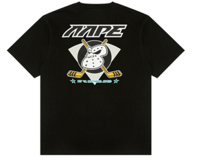 AAPE Moonface logo universe tee Black AAPTEM1550XXN