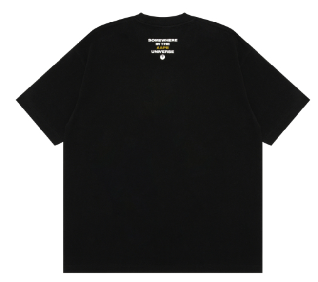 AAPE Moonface logo print tee AAPTEM1551XXN