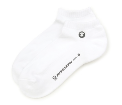 AAPE Socks White Ankle AAPSOM4290XXN