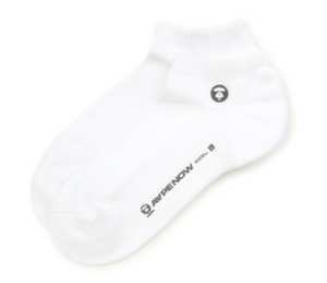 AAPE Socks White Ankle AAPSOM4290XXN