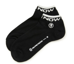 AAPE Socks Black Grey Ankle AAPSOM5136XXN