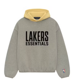 Load image into Gallery viewer, Fear of God Essentials NBA Lakers Hoodie Warm Heather
