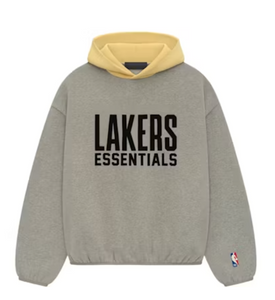 Fear of God Essentials NBA Lakers Hoodie Warm Heather