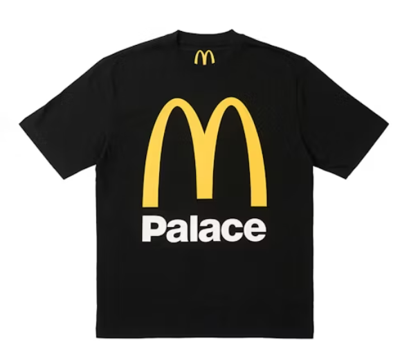 Palace x McDonald's Logo T-shirt Black