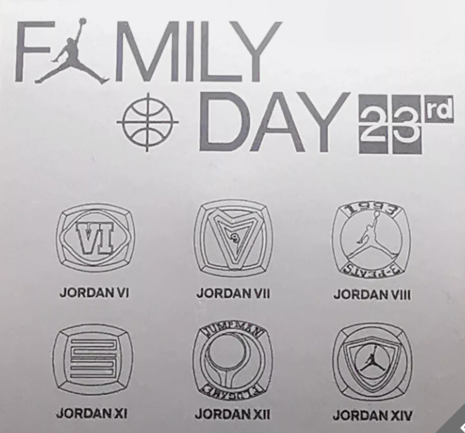 NBA Jordan Family Day XI Rings Limited to 1000 (Set)