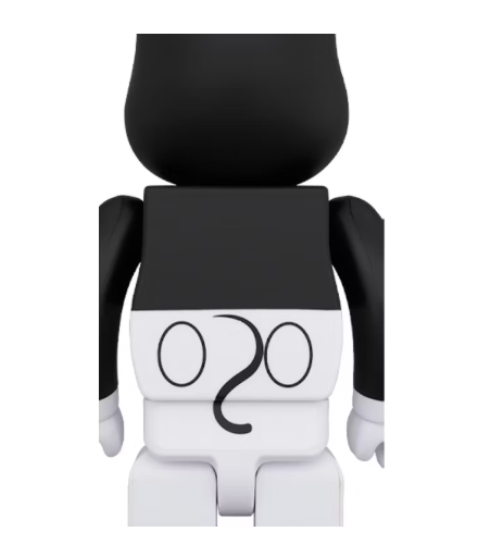 Bearbrick Mickey Mouse 2020 1000% B&W Ver.