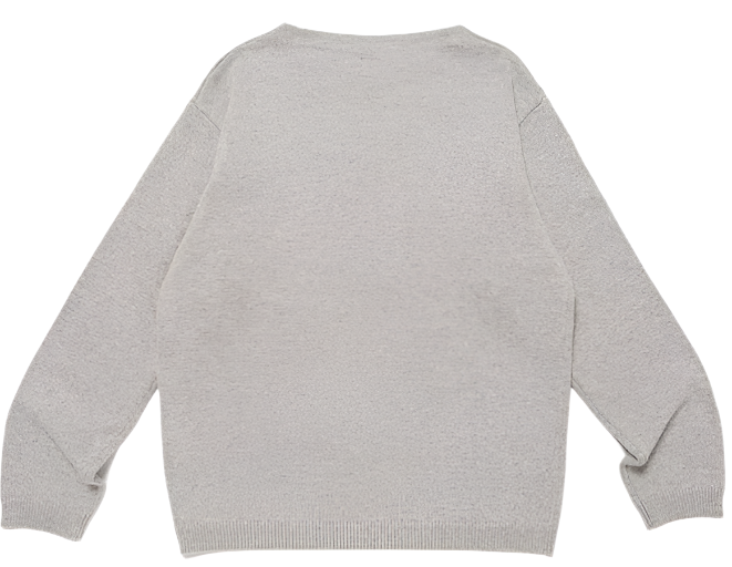 Human Made Huma Heart Knit Sweater Gray