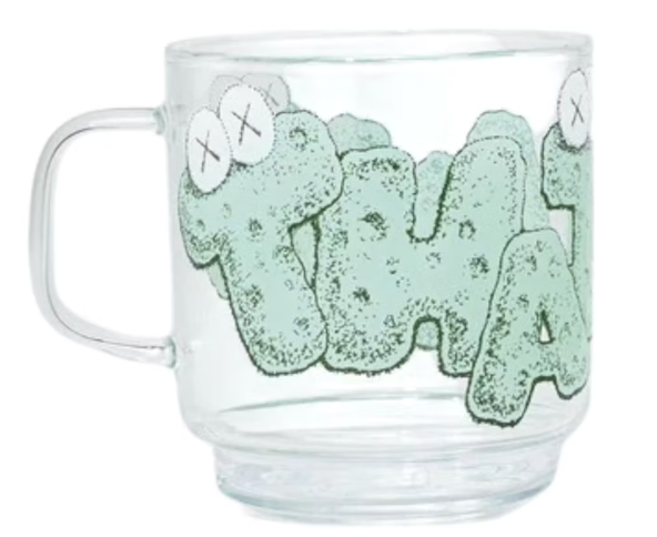 KAWS Holiday Thailand Glass Mug